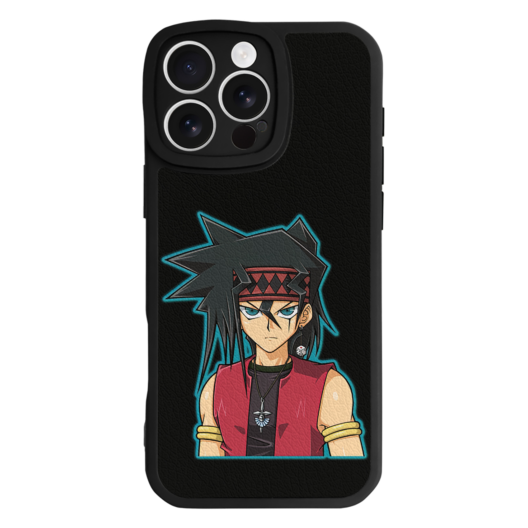 遊☆戯☆王 Yu-Gi-Oh! 【iPhone 16シリーズ対応】シリコンスマホケース（レザー調） 材質：シリコン